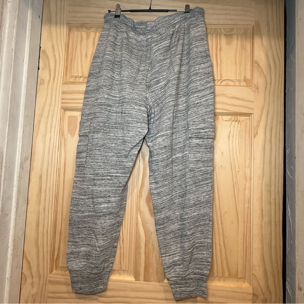 PINK Victoria's Secret Heather Gray Jogger Sweatpants Large - Picture 3 of 5